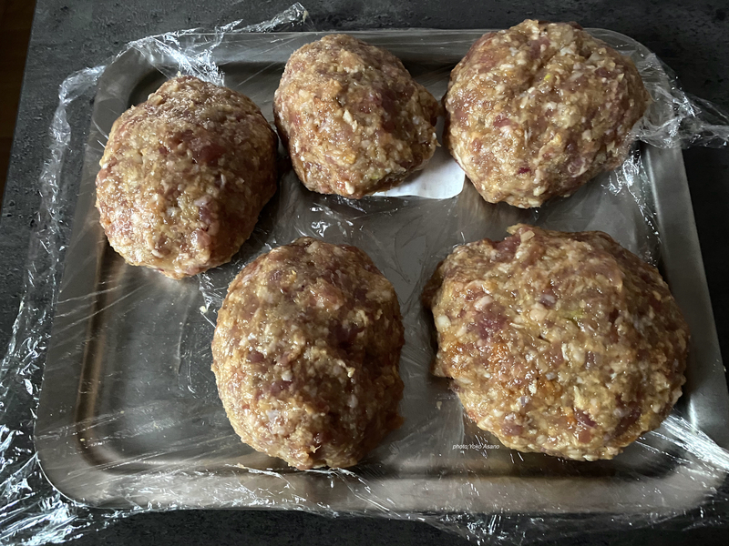 韓国風ハンバーグ