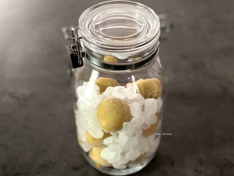 梅シロップを作る画像