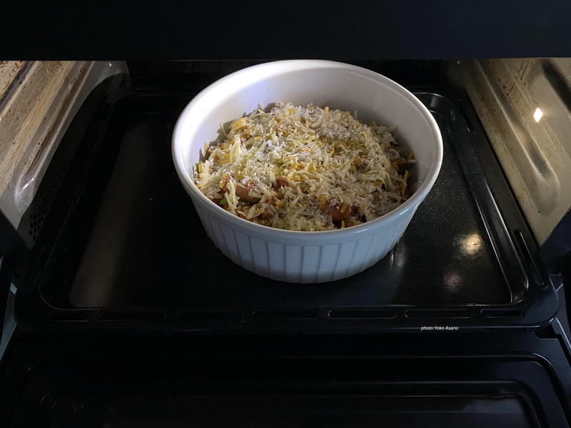 焼きナポリタンを作る画像