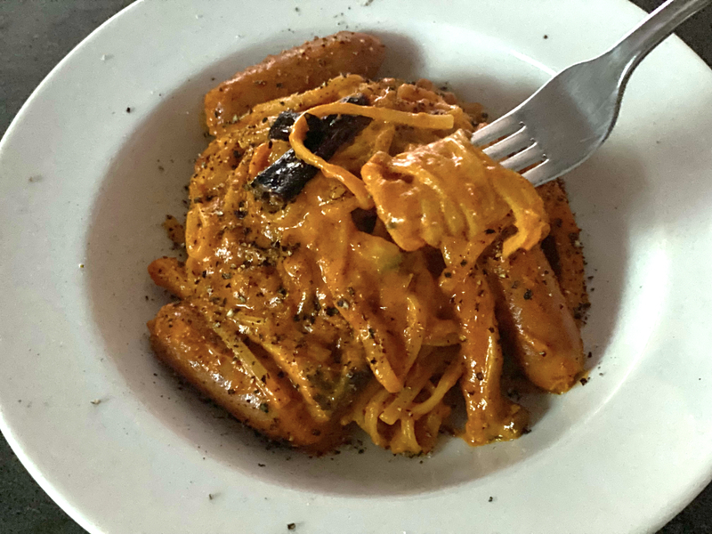 北野エースの生パスタとソースを作る画像