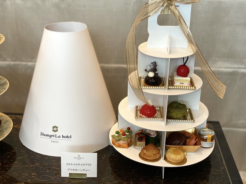 シャングリラホテルのクリスマスアフタヌーンティーの画像