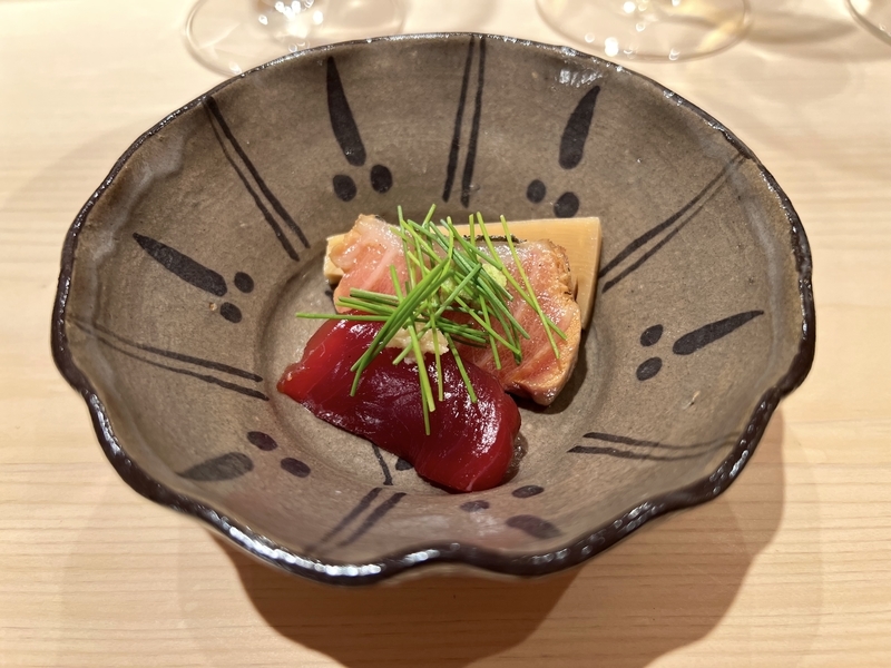 鮨 よし田の前菜の画像