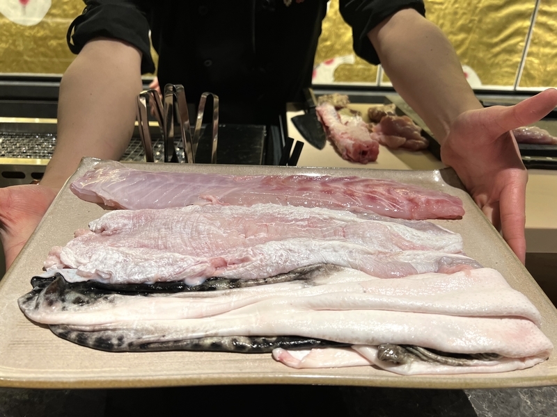 解体済みのふぐの画像