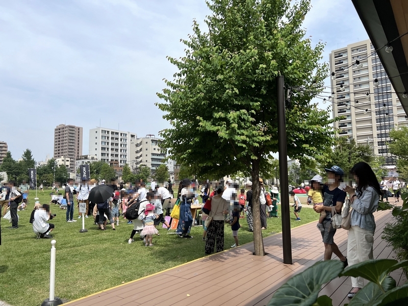 池袋の公園イケ・サンパークの画像