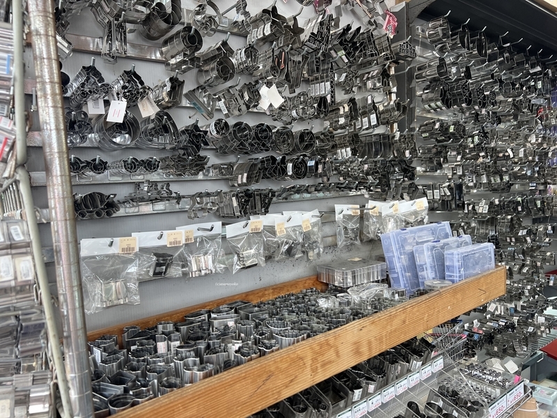 かっぱ橋道具街の店の様子