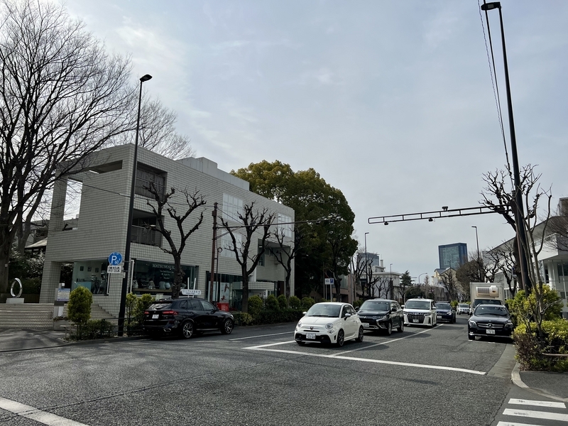 代官山の街の風景。