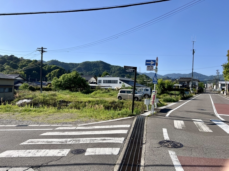 美濃の住宅街の風景