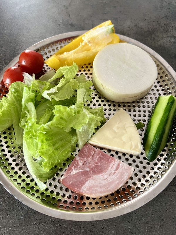 ジャーサラダの材料の画像