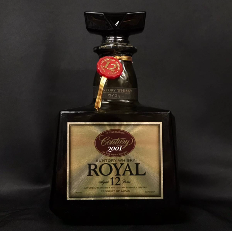 サントリー　ローヤル 12年青ラベル　12年黒ラベル　クレスト12年旧ボトル サントリー ローヤル 12年青ラベル 12年黒ラベル クレスト12年旧ボトル