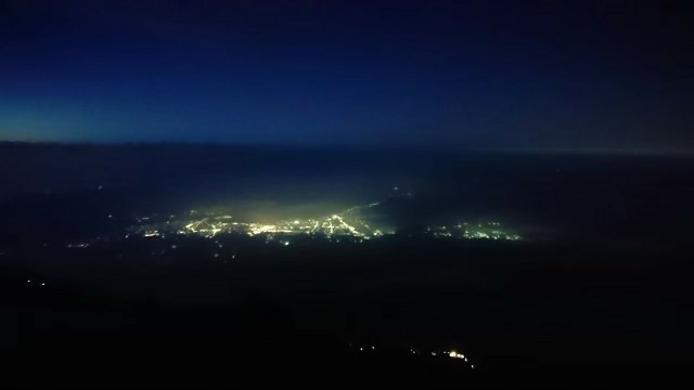 富士山_山頂_夜景