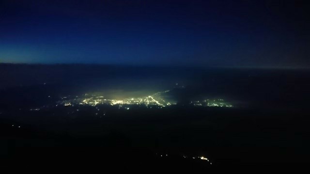 富士山_山頂_夜景