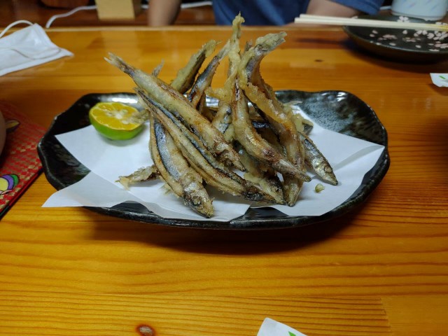 鹿児島_奄美_徳之島_お食事処はるみちゃん_きびなごの天ぷら