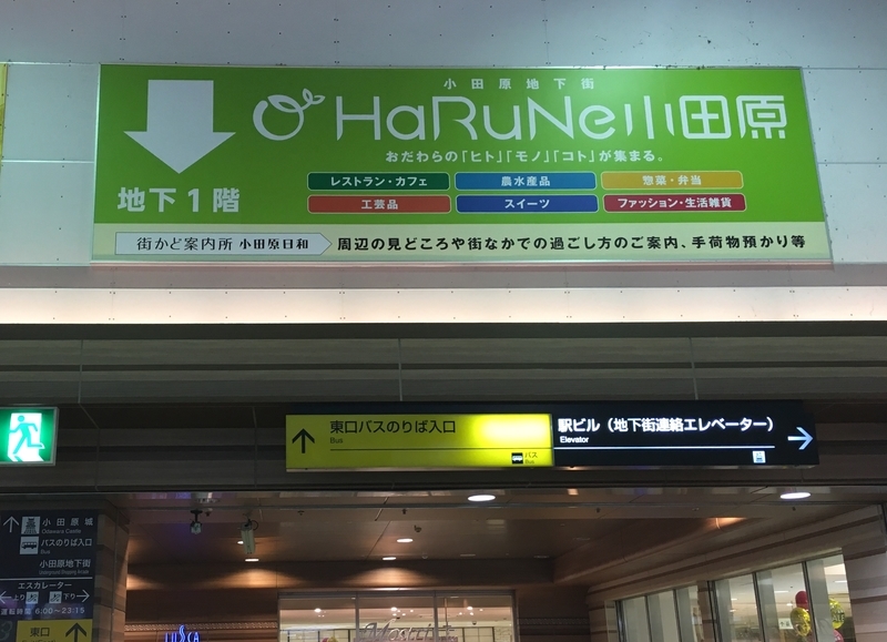 f:id:ashigehinba:20190122231635j:plain 小田原駅東口