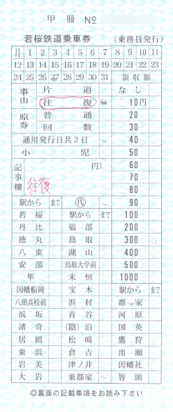 JR西日本エリアの私鉄各線でJR線連絡往復乗車券の発売終了 - きっぷ