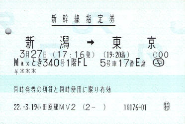 マルスのフロア指定 - きっぷ片手に旅をする