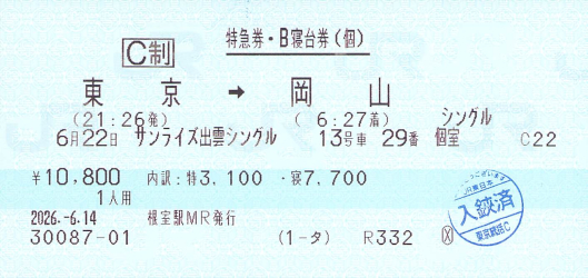 きっぷ片手に旅をする