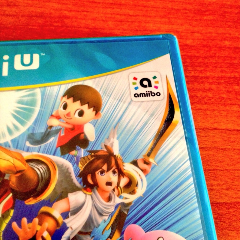 スマブラパッケージのamiiboマーク