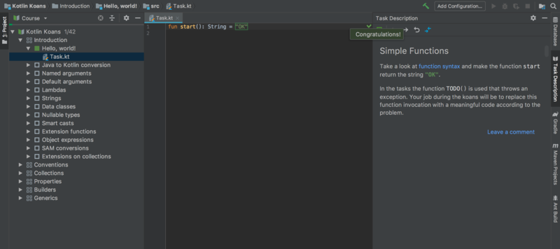 EduToolsでIntelliJ IDEA開いた