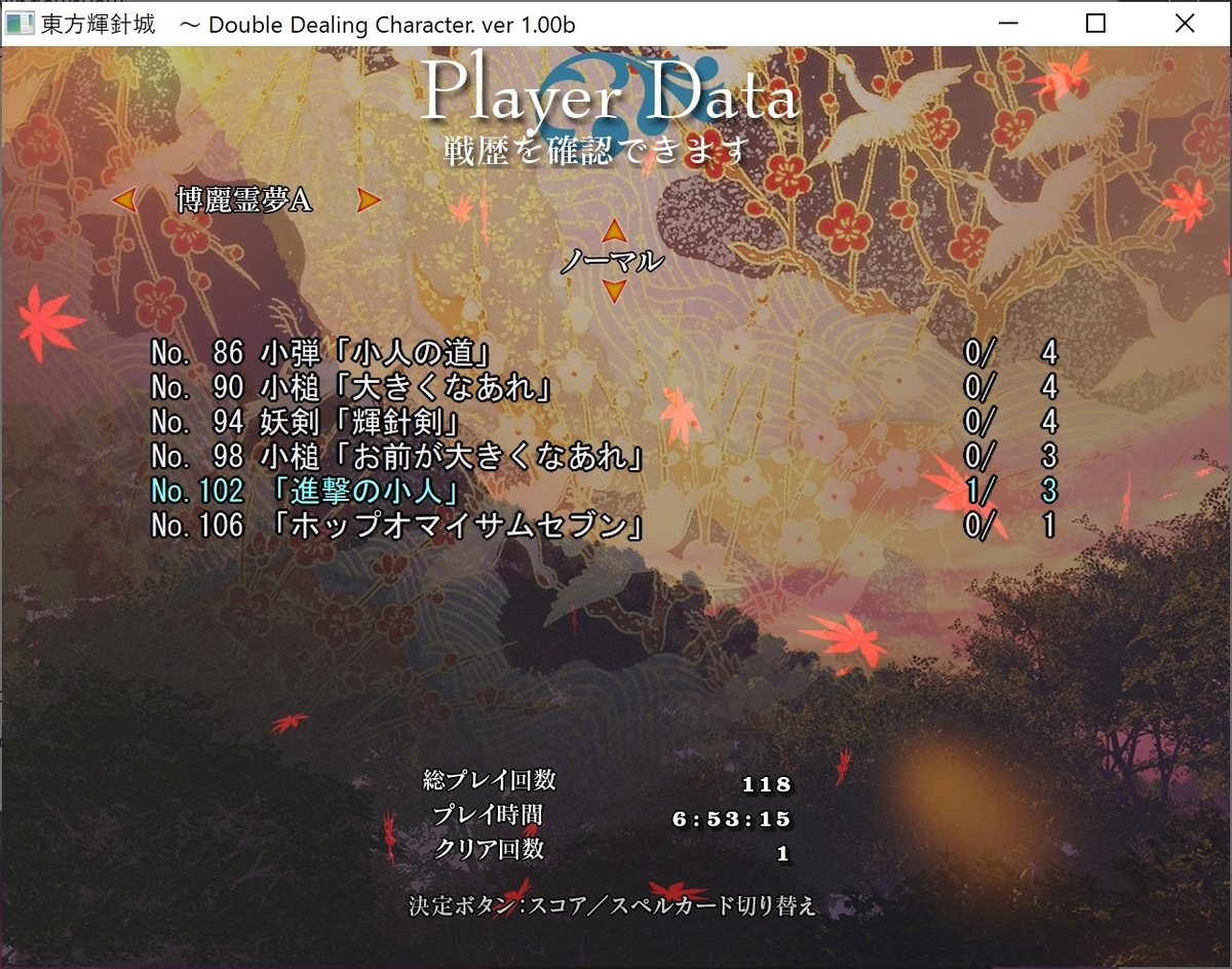 東方原作ノーマルクリア後感想 初心者におすすめランキング 無能の現実逃避行