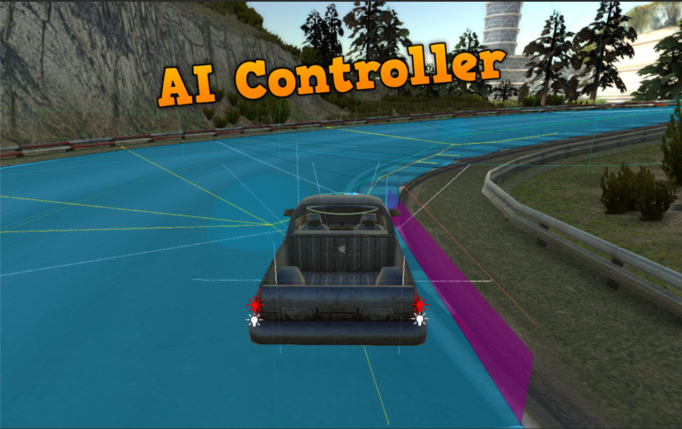 Realistic Car Controller 自動車3Dモデルが走る、衝突、凹む！アクロバットな物理走行