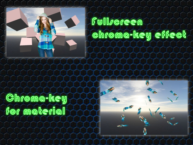 U Chroma Key ブルーバックで映像を合成する「クロマキー」をUnity上でリアルタイムプレイ - AssetStoreまとめ
