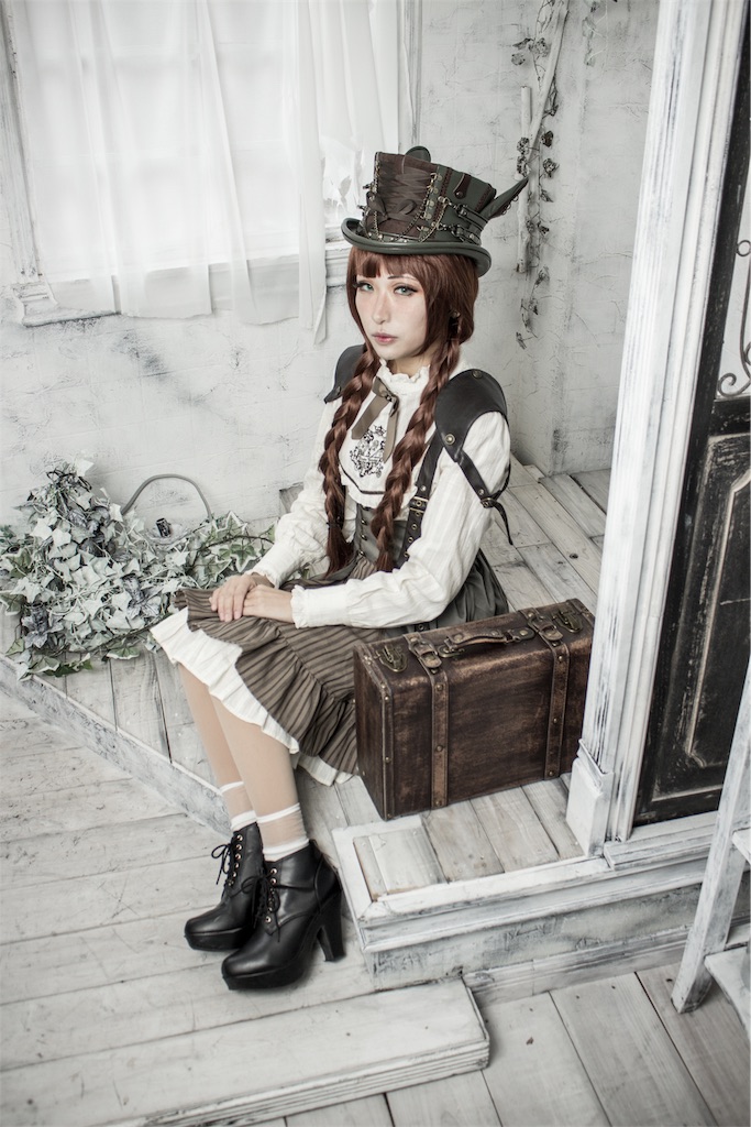 コスプレ　ロリータ　タキシード風　ゴスロリ　アマベル　セット　Amavel b60890_2.jpg