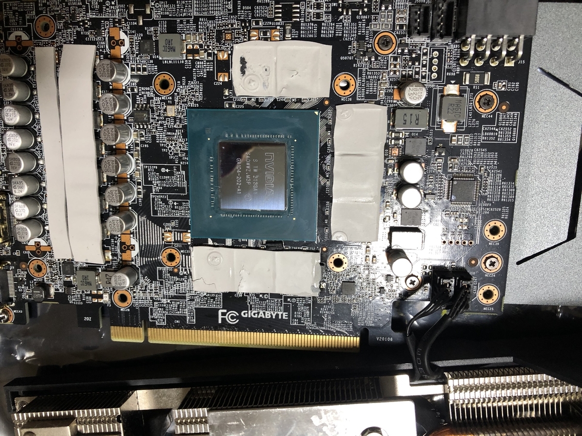 グラボメンテ】以前、中古購入したGIGABTE RTX3060tiのグリス交換