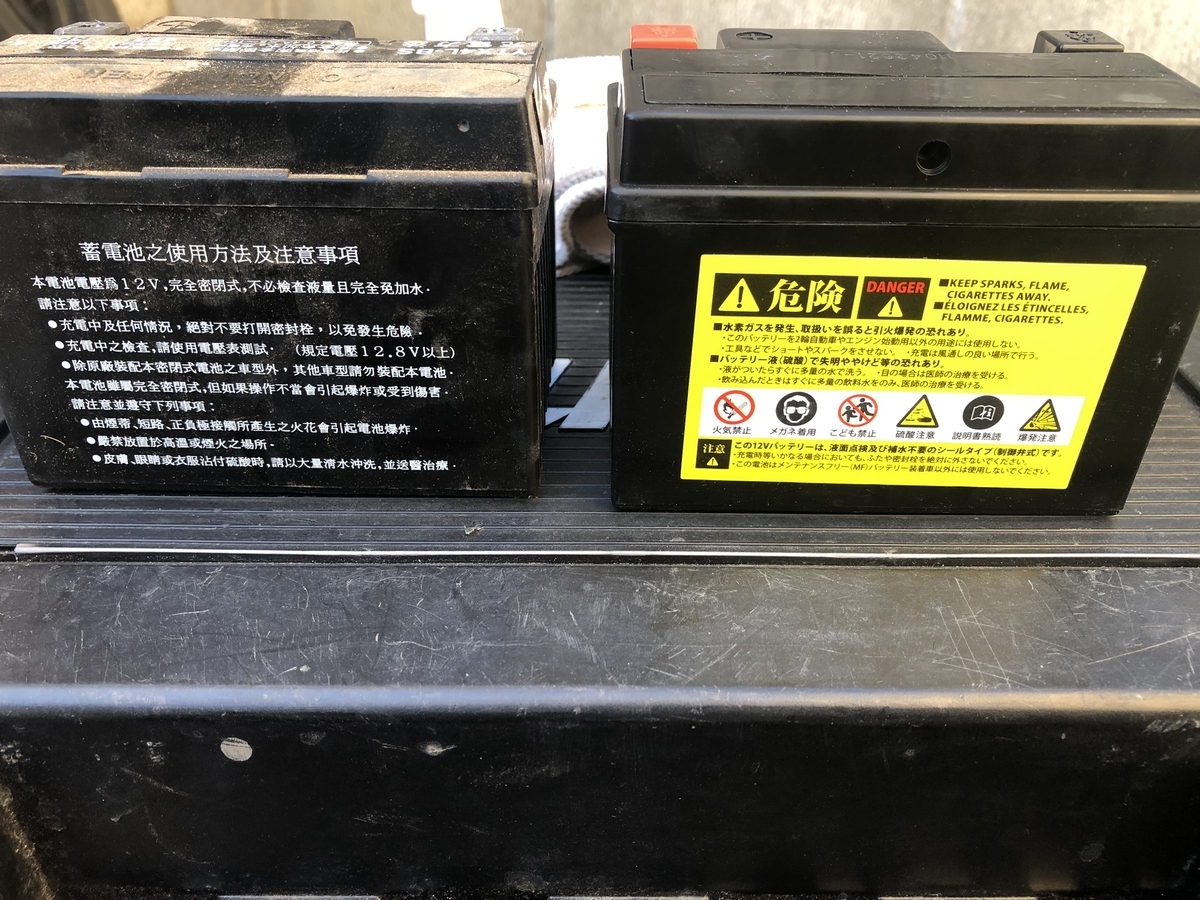 ホンダ ジョルノ(AF70)】原付整備記録 バッテリー交換(2度目) - それ程