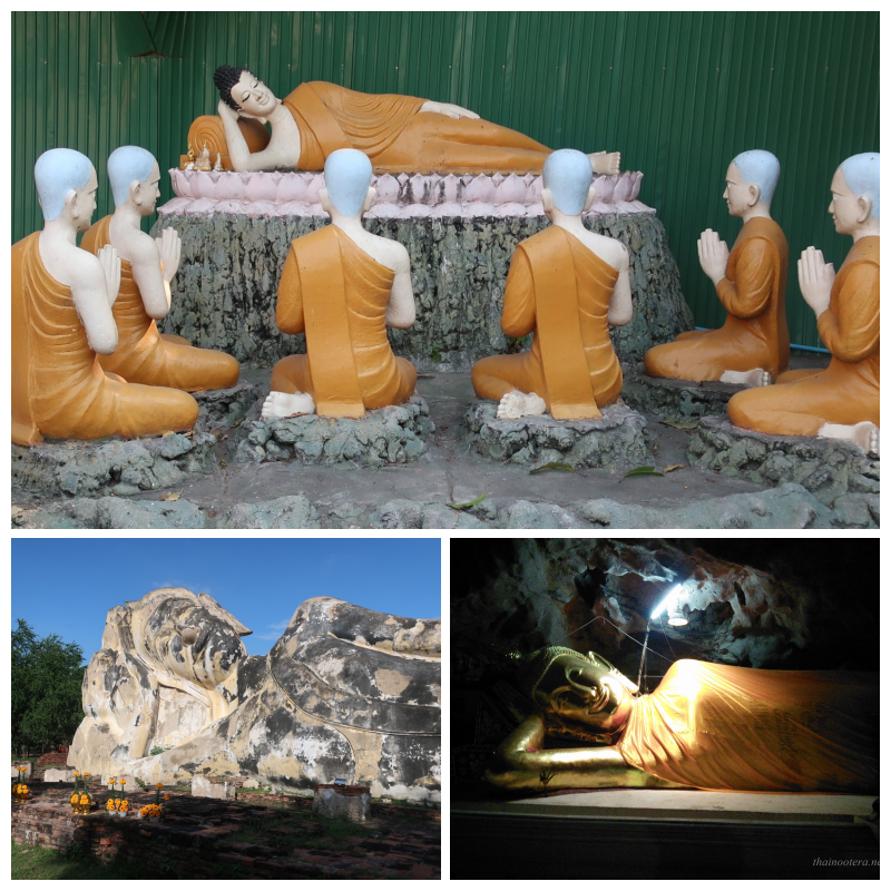蓮の上に座る僧侶 タイの横たわる仏像（前編） - タイのお寺に魅せられて ～タイ百寺巡礼