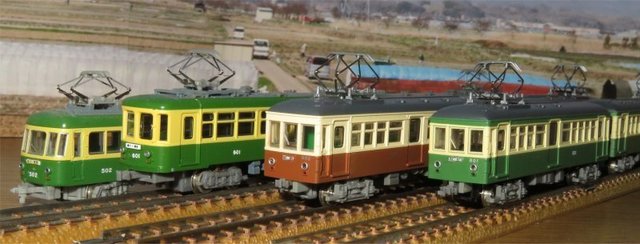 鉄コレ 江ノ島電鉄800形(チョコ電) 2両セット 江ノ電グッズ