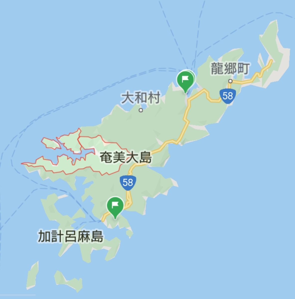 宇検村の位置