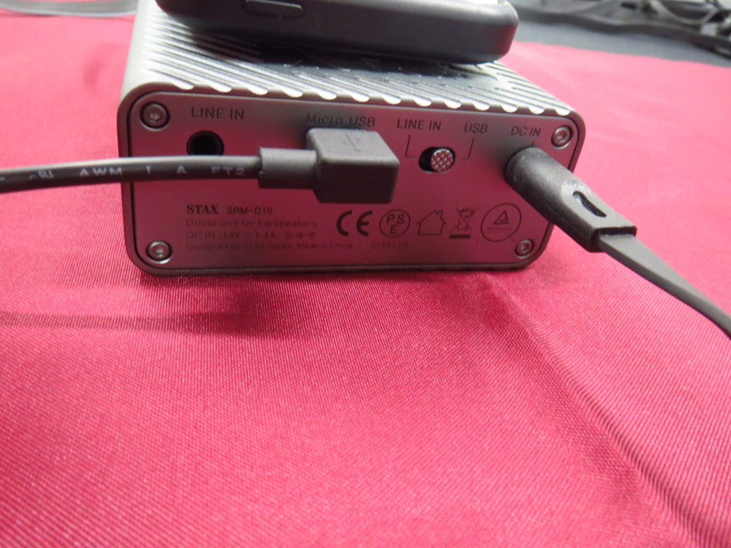 STAX ポータブルドライバ試作品「SRM-D10」を試聴しました - 頭おかし