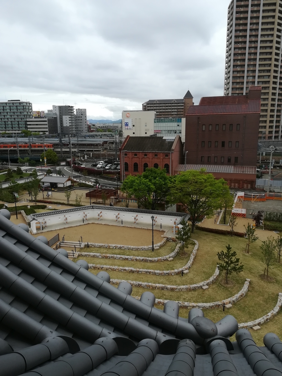 尼崎城　展望フロアからの景色