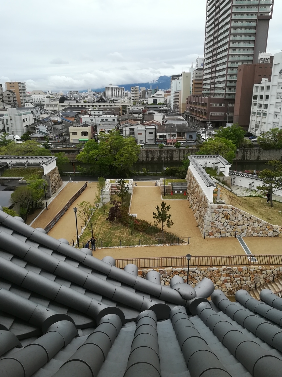 尼崎城　展望フロアからの景色