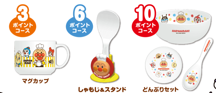 アンパンマンクラブ　もらえるグッズ
