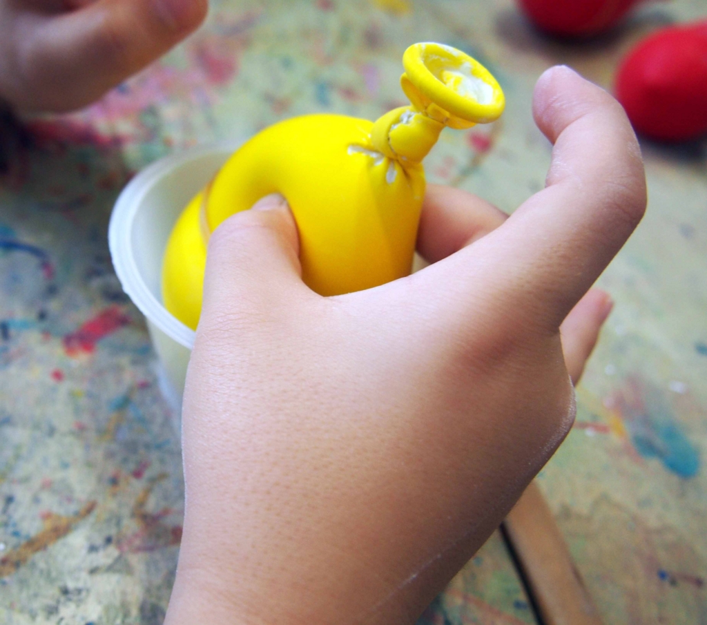 石膏造形あそび ① - アトリエまあんの活動日記