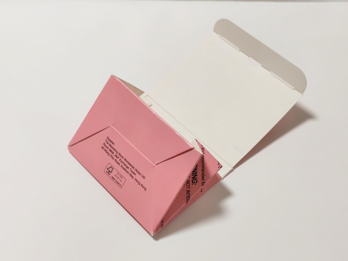 ちいかわハッピーセット箱を再利用した収納ケースの完成写真