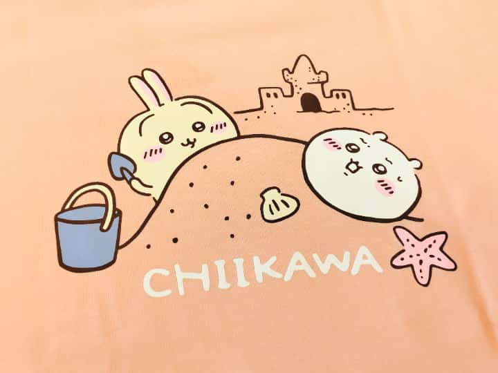 ジーユーのちいかわとうさぎのキッズTシャツ