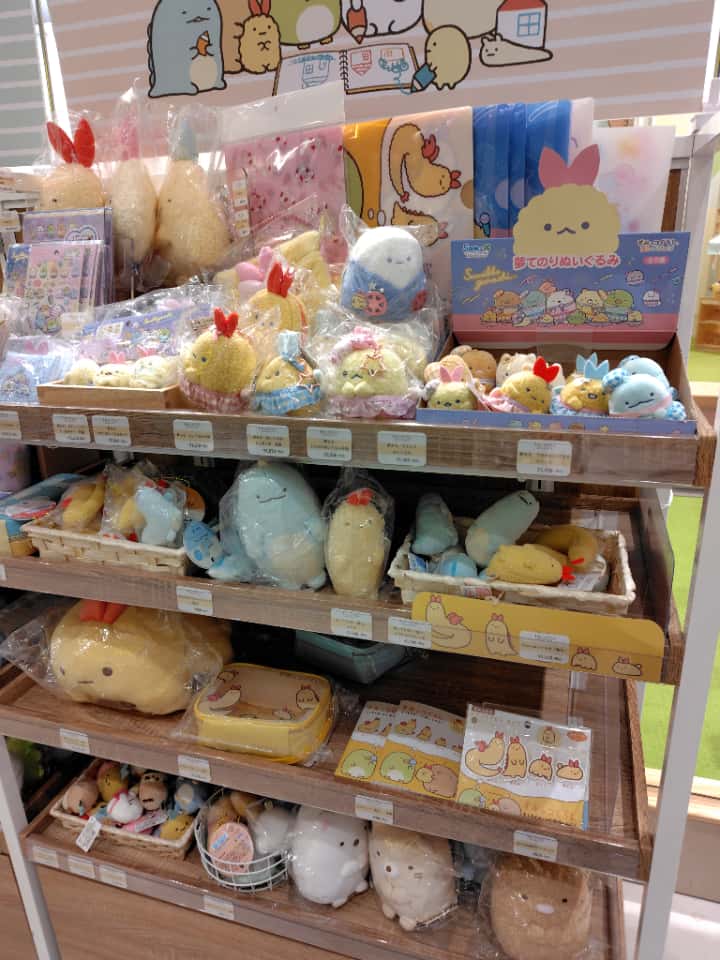 すみっコぐらしあそびスタジオのグッズスペース