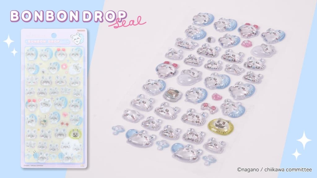 ちいかわボンボンドロップシール　第2弾　モモンガ　2025年11月下旬発売