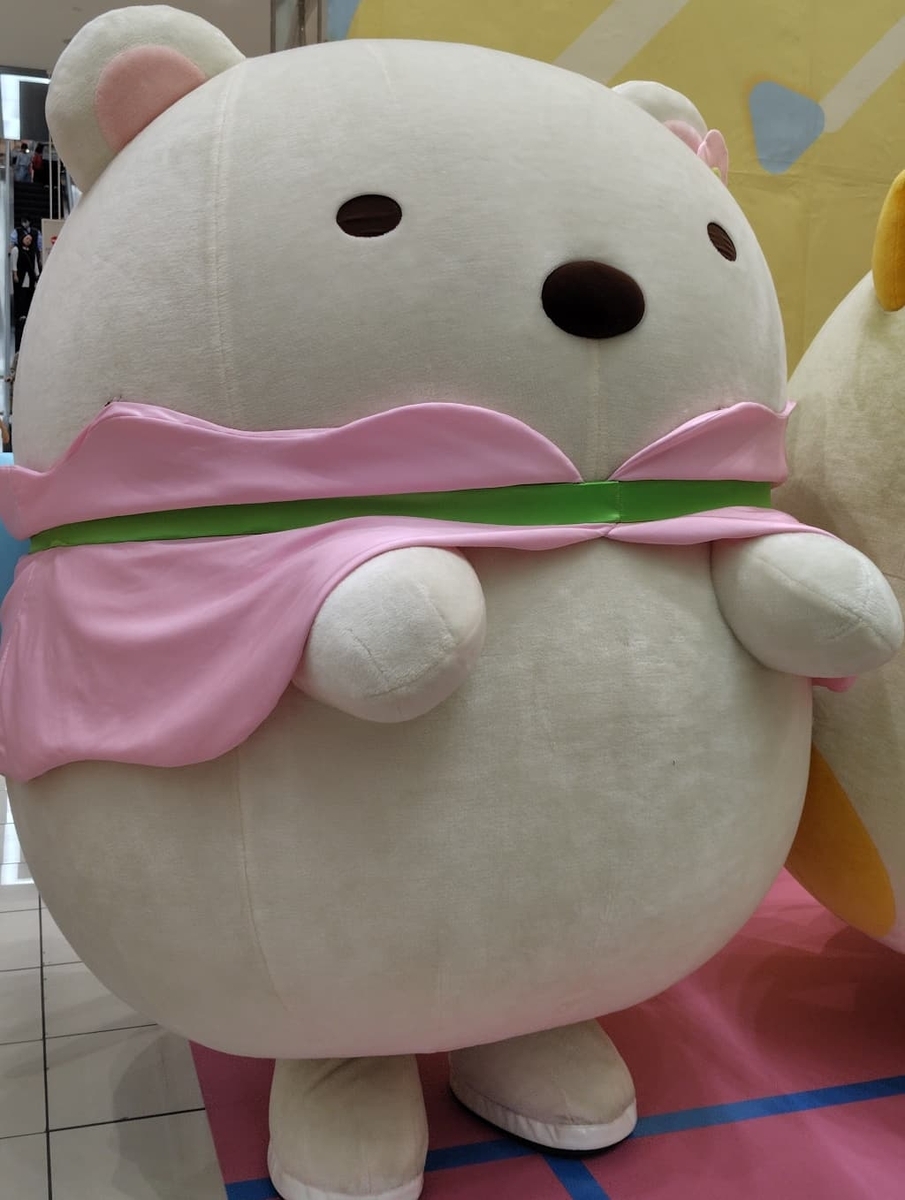 すみっコ撮影会レポ　すみっコぐらしがやってくる　映画衣装のしろくま　空の王国とふたりのコ