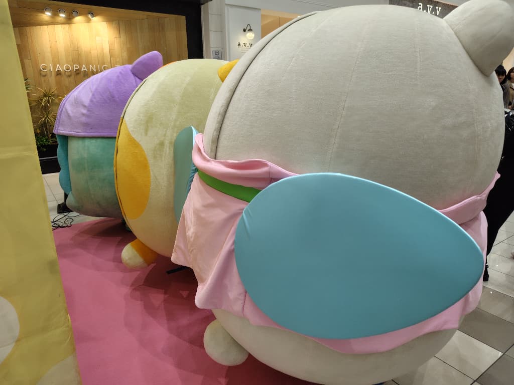 すみっコぐらし撮影会レポ　すみっコたちがやってくる　映画衣装のしろくま、ねこ、とかげ