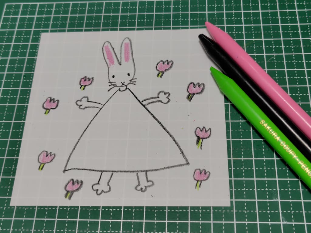 絵本　わたしのワンピース　プラバンあそび　作り方