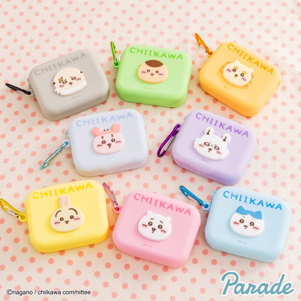 ちいかわミニシリコンポーチ　全8種　ちいかわ　ハチワレ　うさぎ　モモンガ　くりまんじゅう　ラッコ　シーサー　古本屋