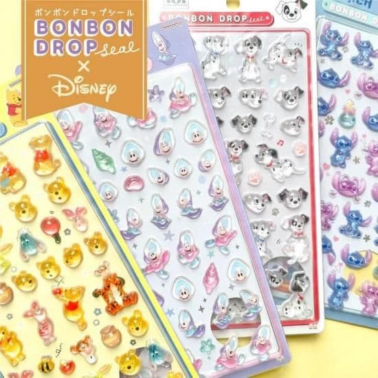 ディズニー】新作ボンボンドロップシールミニ全8種ラインナップまとめ