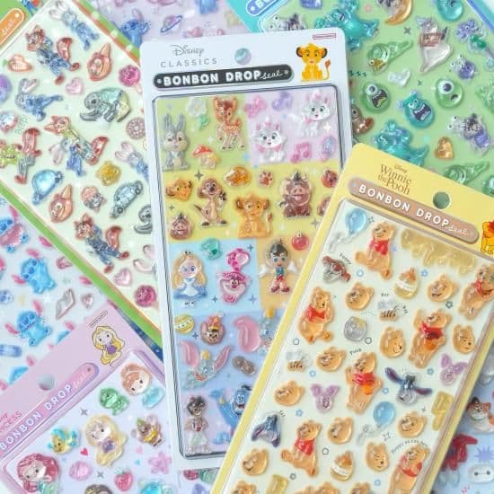 ディズニー】新作ボンボンドロップシールミニ全8種ラインナップまとめ