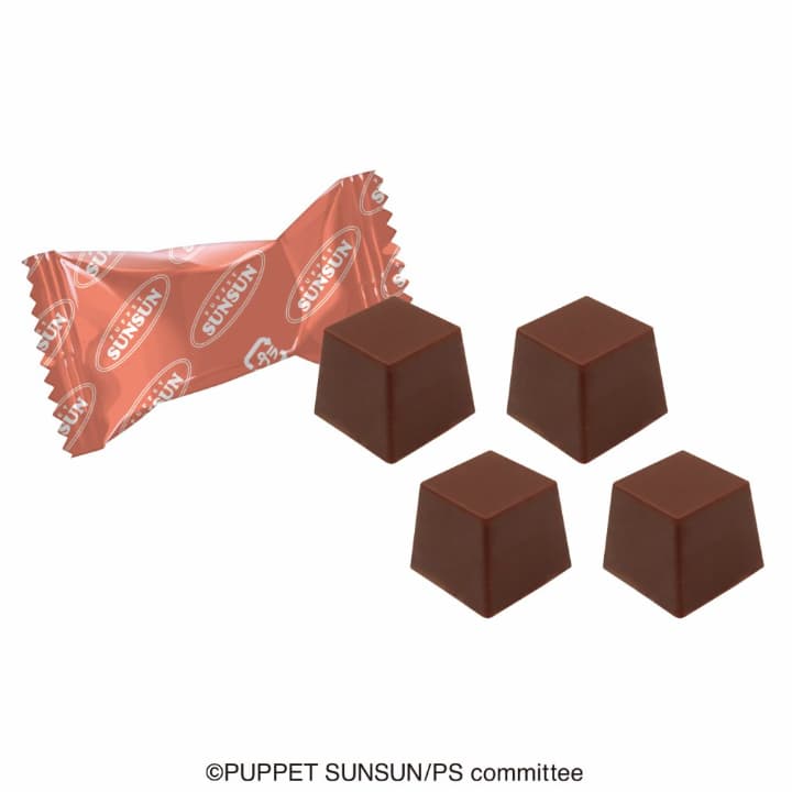 パペットスンスン チョコ缶の中身のチョコ バレンタインギフト2026