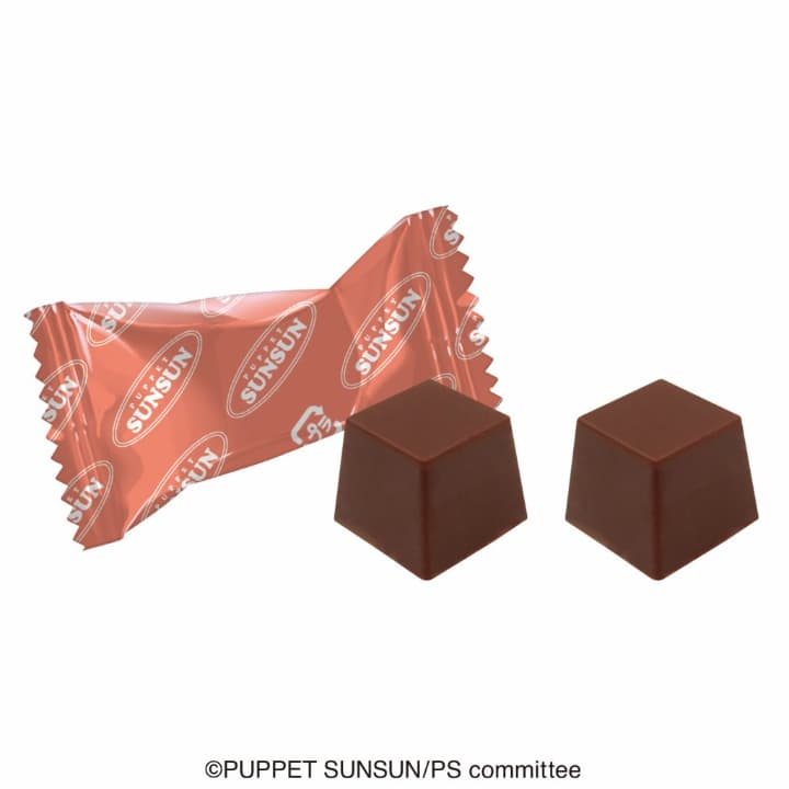 パペットスンスン バレンタイン 2026 ポーチギフトの中身のチョコ