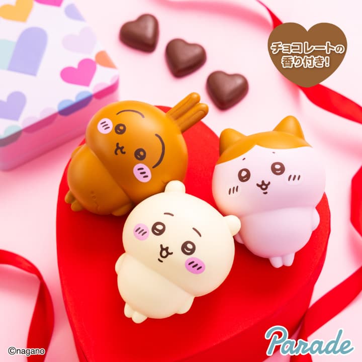 ちいかわバレンタインスクイーズ 全3種 ちいかわ ハチワレ うさぎ