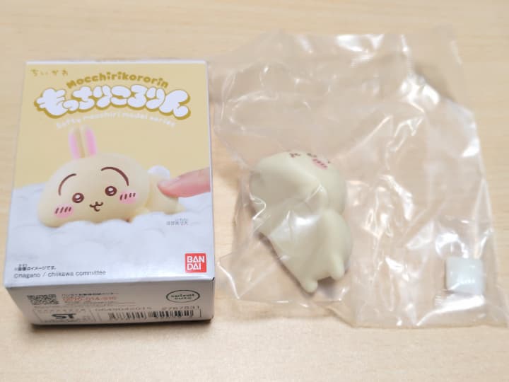 ちいかわ　もっちりころりん　開封レビュー　彩色済みソフビ人形　ガム